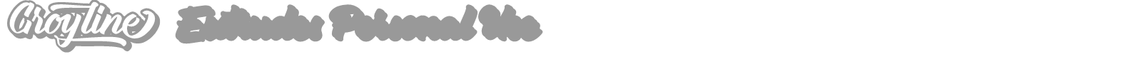 Groyline font preview